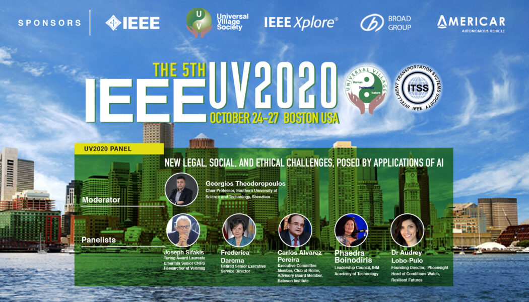 Session 15-A/UV2020 Panel: New legal, social, and ethical challenges, posed by applications of AI