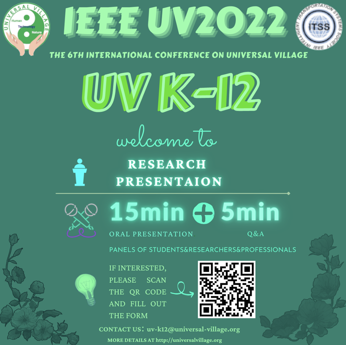 UV K-12 Challenge 2022 – IEEE UV