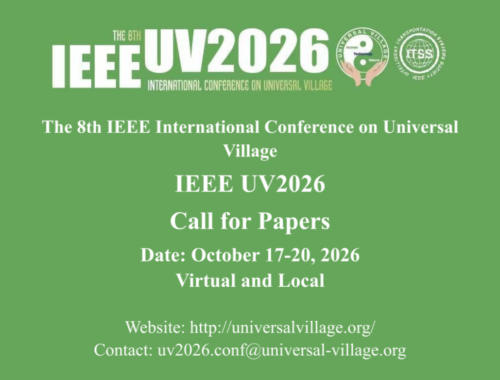 IEEE UV2026 Call for Papers