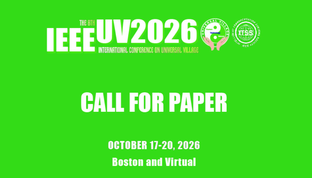 IEEE UV2026 Call for Papers